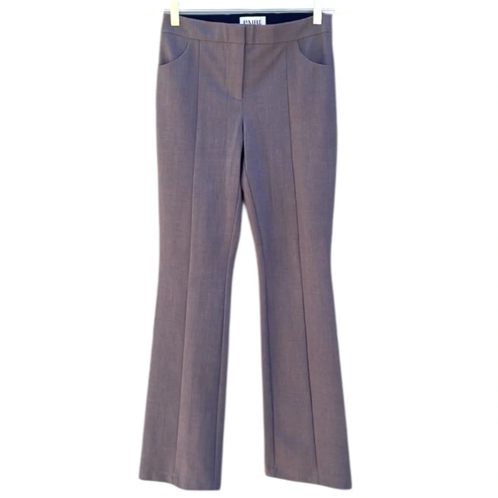 PAIRE Gray Jackie Slim Bootcut‎ Slacks